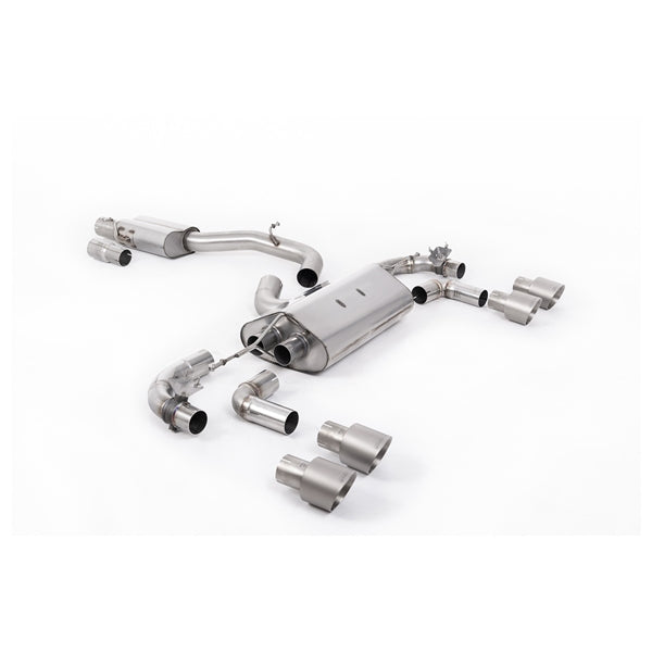 Milltek Cat-back Volkswagen Golf Mk7.5 R 2.0 TSI 300PS (Non-GPF Equipped Models Only) - 80mm Race Systems