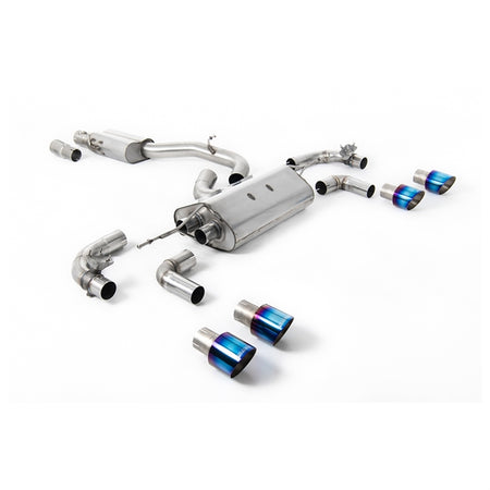 Milltek Cat-back Volkswagen Golf Mk7.5 R 2.0 TSI 300PS (Non-GPF Equipped Models Only) - 80mm Race Systems
