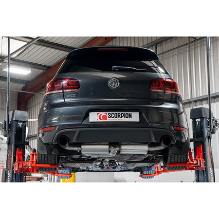 Scorpion Resonated Cat-Back System - VW MK6 Golf GTI - Daytona Ceramic