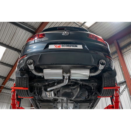 Scorpion Resonated Cat-Back System - VW MK6 Golf GTI - Daytona