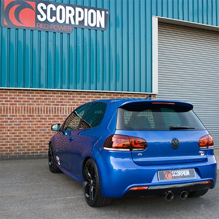 Scorpion Resonated Cat-Back System - VW MK6 Golf R - Daytona