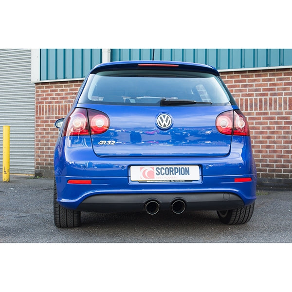 Scorpion Resonated Cat-Back System - VW MK5 Golf R32 - Daytona