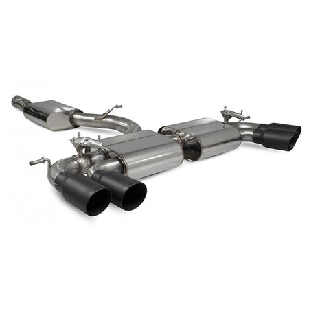 Scorpion Resonated Cat-Back System With Electronic Valves - VW MK7 Golf R (Pre Facelift) - Daytona Ceramic