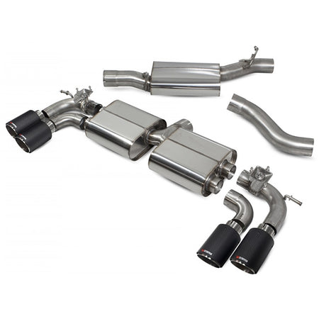 Scorpion Resonated Cat/GPF Back System & Electronic Valves - VW MK7.5 Golf R - Ascari