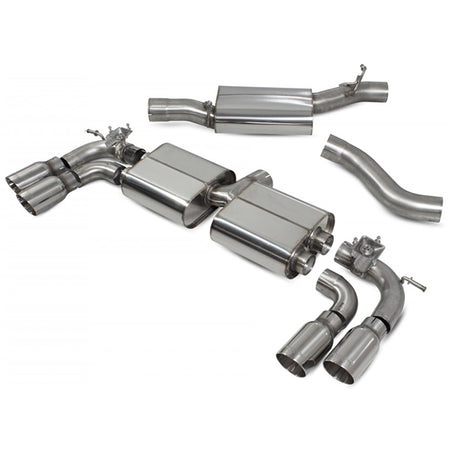Scorpion Resonated Cat/GPF Back System & Electronic Valves - VW MK7.5 Golf R - Daytona