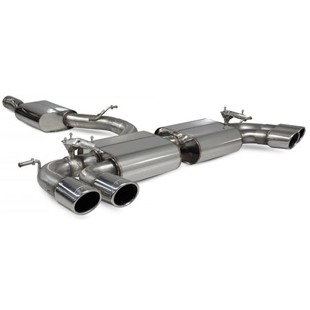Scorpion Resonated Cat/GPF Back System & Electronic Valves - VW MK7.5 Golf R - Monaco