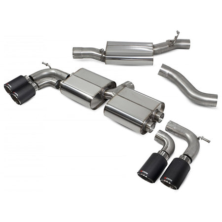 Scorpion Resonated Cat/GPF Back System Non Valved - VW MK7.5 Golf R - Ascari