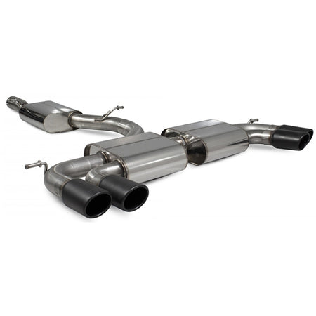 Scorpion Resonated Cat/GPF Back System Non Valved - VW MK7.5 Golf R - Monaco Ceramic