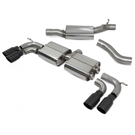 Scorpion Resonated Cat/GPF Back System Non Valved - VW MK7.5 Golf R - Daytona Ceramic