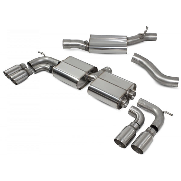 Scorpion Resonated Cat/GPF Back System Non Valved - VW MK7.5 Golf R - Daytona