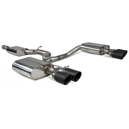 Scorpion Resonated Cat-Back System - VW MK7.5 Golf Estate R - Daytona (Quad) Ceramic