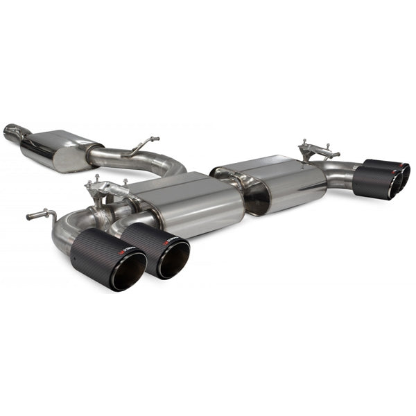 Scorpion Resonated Cat/GPF Back System & Electronic Valves - VW MK8 Golf R - Ascari