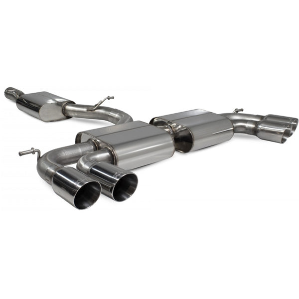 Scorpion Resonated Cat/GPF Back System & Non Valved - VW MK8 Golf R - Daytona