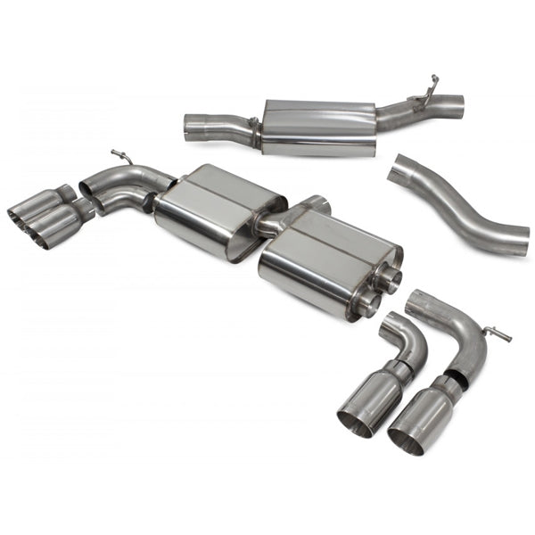 Scorpion Resonated Cat/GPF Back System & Non Valved - VW MK8 Golf R - Daytona