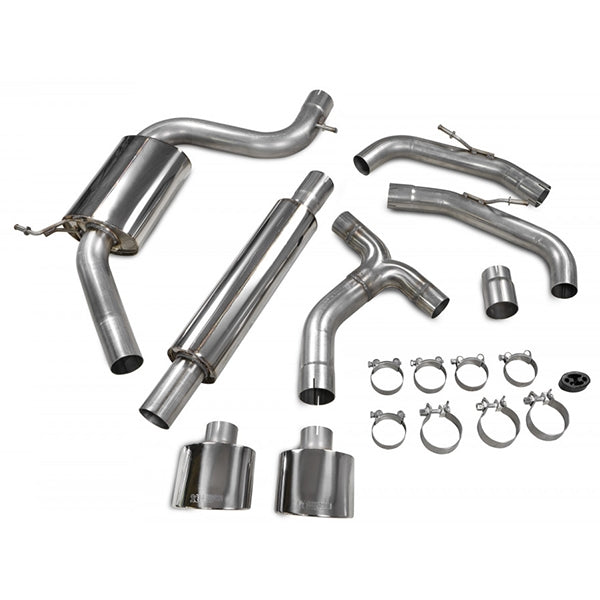 Scorpion Resonated GPF-Back System - VW MK8 Golf GTI Clubsport - EVO