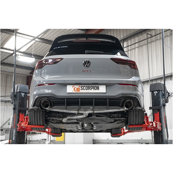Scorpion Resonated Predator GPF-Back System - VW MK8 Golf GTI Clubsport - Daytona