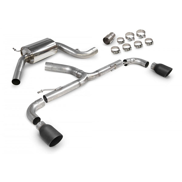 Scorpion Resonated Predator Cat-Back System - VW MK6 Golf GTI - Daytona Ceramic