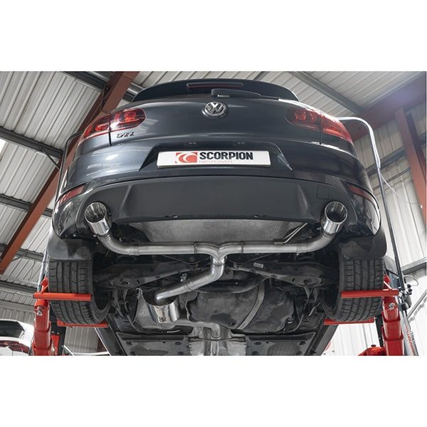Scorpion Resonated Predator Cat-Back System - VW MK6 Golf GTI - Daytona