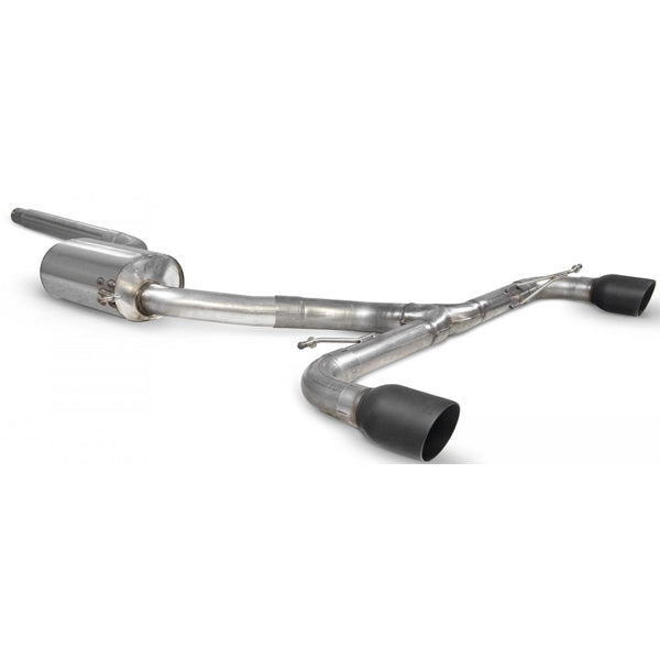 Scorpion Non-Resonated Predator Cat-Back System - VW Scirocco R - Daytona Ceramic