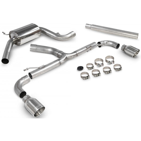 Scorpion Resonated Predator Cat-Back System - VW Scirocco R - Daytona