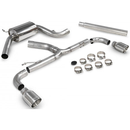 Scorpion Resonated Predator Cat-Back System - VW Scirocco R - Daytona