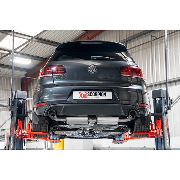 Scorpion Non-Resonated Cat-Back System - VW MK6 Golf GTI - Ascari