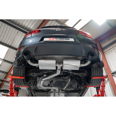 Scorpion Non-Resonated Cat-Back System - VW MK6 Golf GTI - Daytona Ceramic