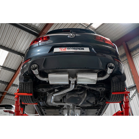 Scorpion Non-Resonated Cat-Back System - VW MK6 Golf GTI - Daytona