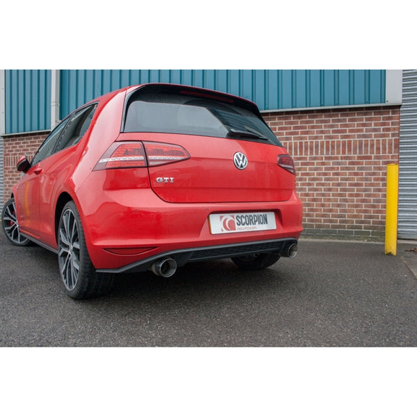 Scorpion Non-Resonated Cat-Back System - VW MK7 Golf GTI (Including Clubsport & Clubsport S) - Daytona