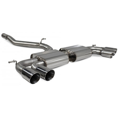 Scorpion Non-Resonated Cat/GPF Back System Non Valved - VW MK7.5 Golf R - Daytona
