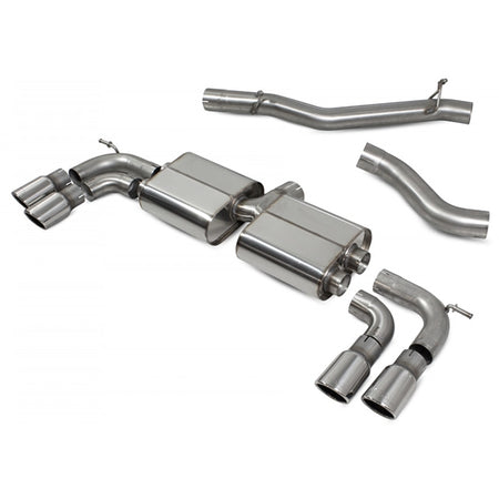 Scorpion Non-Resonated Cat/GPF Back System Non Valved - VW MK7.5 Golf R - Monaco