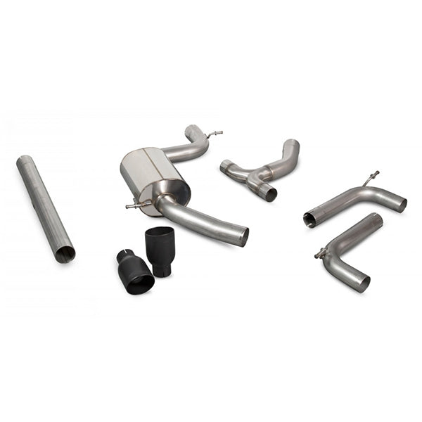 Scorpion Non-Resonated GPF-Back System - VW MK7.5 Golf GTI (TCR & GPF Models) - Daytona Ceramic