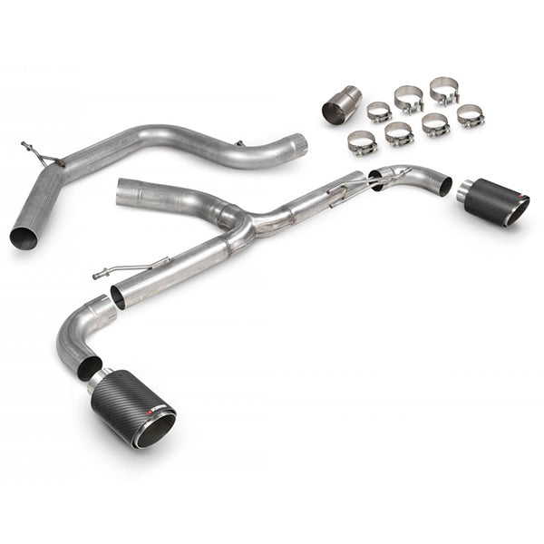 Scorpion Non-Resonated Predator Cat-Back System - VW MK6 Golf GTI - Ascari