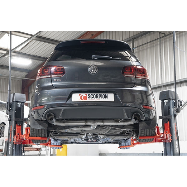 Scorpion Non-Resonated Predator Cat-Back System - VW MK6 Golf GTI - Ascari
