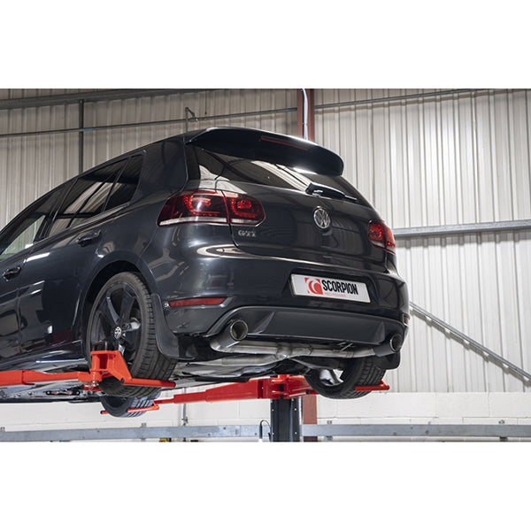 Scorpion Non-Resonated Predator Cat-Back System - VW MK6 Golf GTI - Ascari