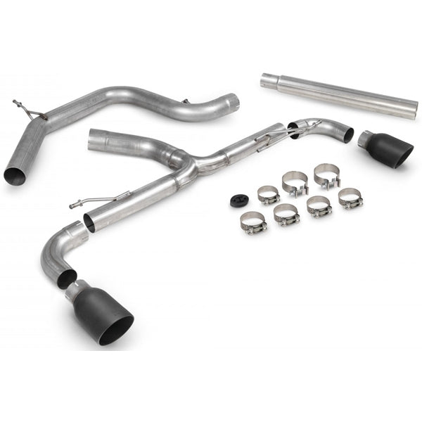 Scorpion Non-Resonated Predator Cat-Back System - VW Scirocco R - Daytona Ceramic