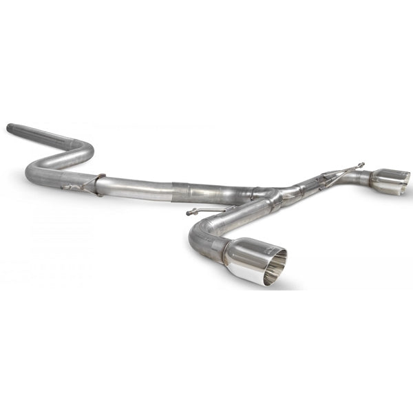 Scorpion Non-Resonated Predator Cat-Back System - VW Scirocco R - Daytona