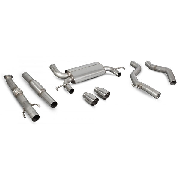 Scorpion Resonated Cat-Back System - Opel Corsa E VXR - Daytona (Twin)