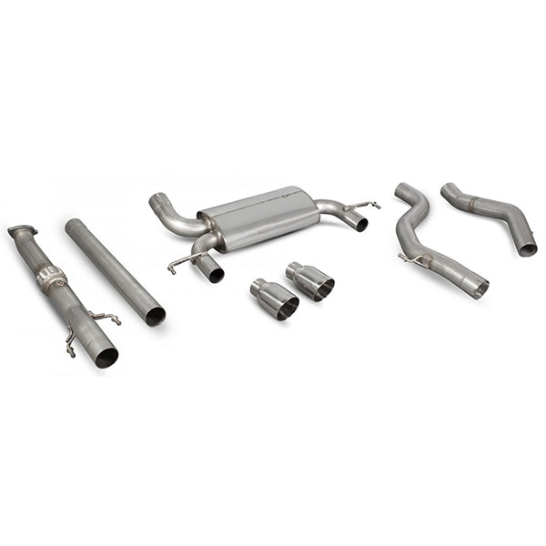 Scorpion Non-Resonated Cat-Back System - Opel Corsa E VXR - Daytona (Twin)