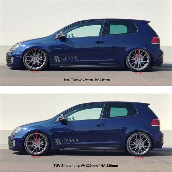 TA-Technix Deep Gevindundervogn VW Golf Plus 1KP