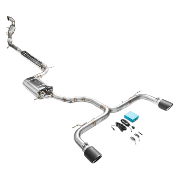 RM Motors Complete Exhaust System For Seat Leon Cupra 3 Hatchback With Sport Catalyst, Euro 3, 100 cpsi, 89 mm, Tip - 3