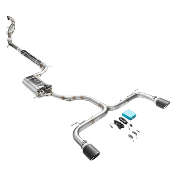 RM Motors Complete Exhaust System For Seat Leon Cupra 3 Hatchback With Sport Catalyst, Euro 3, 200 cpsi, 89 mm, Tip - 11