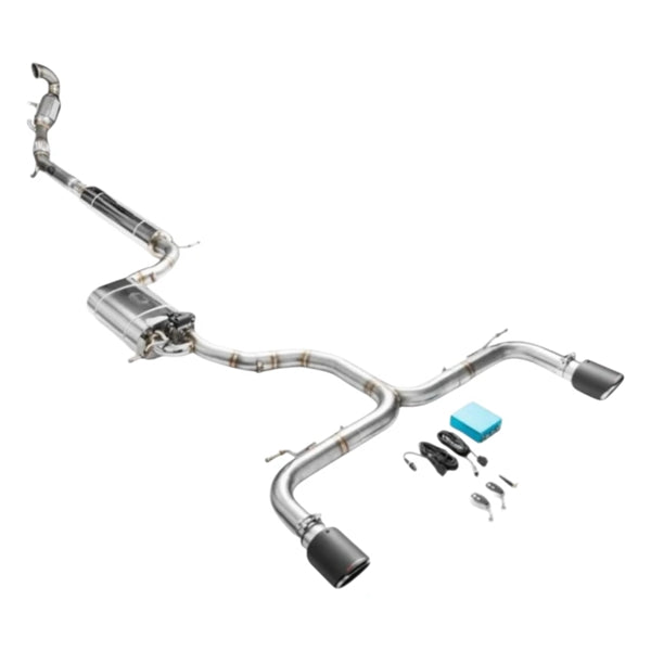 RM Motors Complete Exhaust System For VW Golf 7 VII GTI With Sport Catalyst, Euro 3, 100 cpsi, 89 mm, Tip - 6