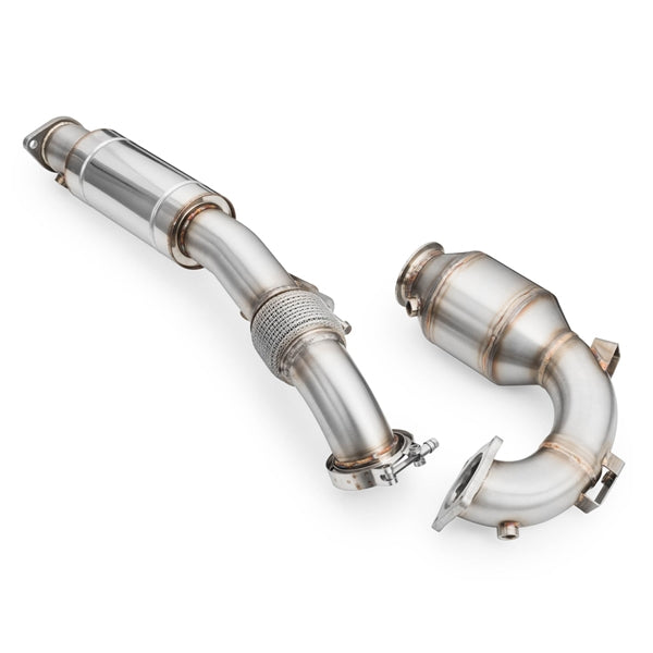 RM Motors Downpipe Hyundai i20N katalysator - OBD med lyddæmper