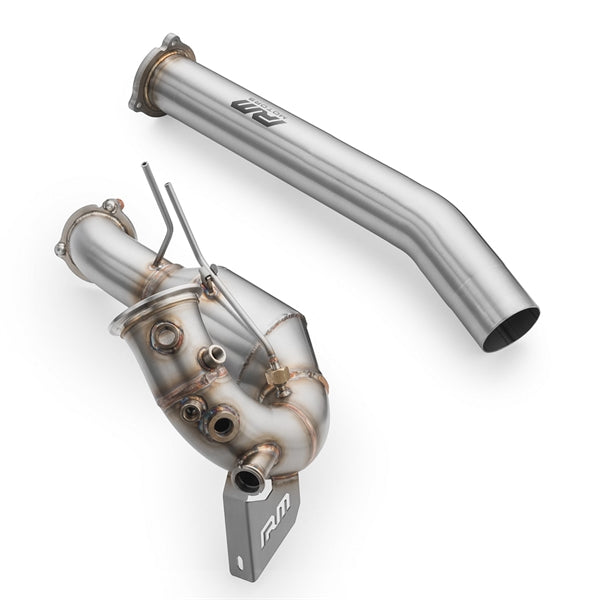 RM Motors Downpipe Sæt Audi A4 S4 / Avant Quattro / Avant 3.0 TDI, Euro 6, Uden Lyddæmper Og Varmeskjold