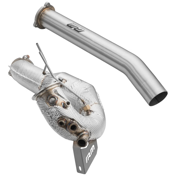 RM Motors Downpipe Set Audi A4 S4 / Avant Quattro / Avant 3.0 TDI +Heat Shield EURO 6