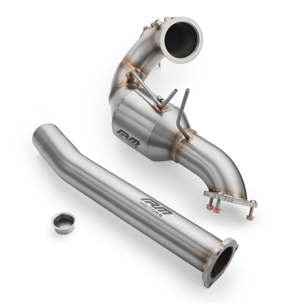 RM Motors Downpipe Sæt Audi Q5 3.0 TDI, MS, Uden Lyddæmper Og Varmeskjold
