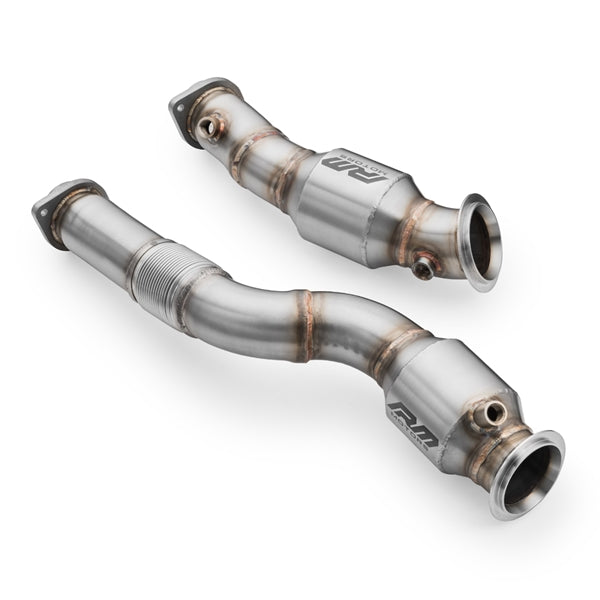RM Motors Downpipe Med Katalysator BMW M3 Competition (G80, G81) S58B, M4 (G82 / G83) 3.0 S58, Katalysator - MS Uden Varmeskjold