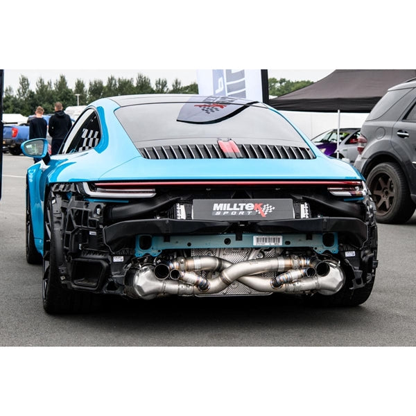 Milltek Cat-back Porsche 911 992 3.0T Carrera S (2wd & 4wd Models) OPF/GPF Equipped Only