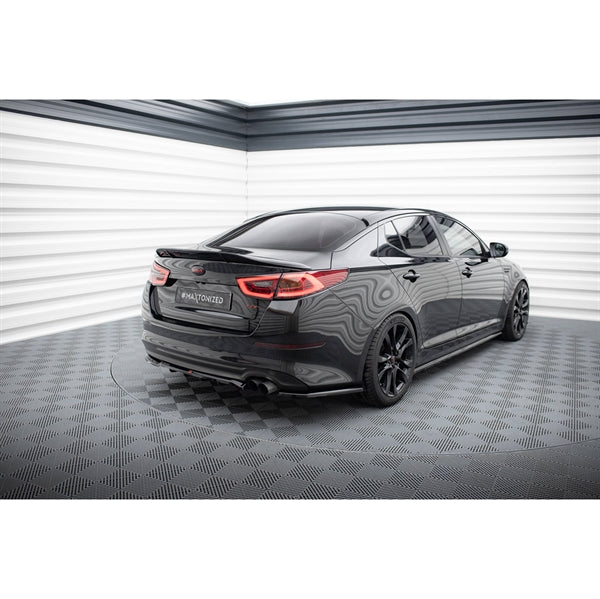 Maxton Central Rear Splitter (With Vertical Bars) Kia Optima MK3